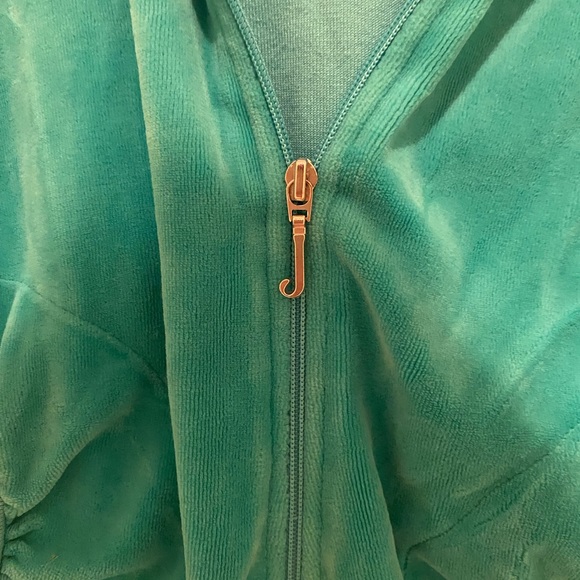 Kids Blue Juicy Couture Zip Up short sleeve jacket - Picture 3 of 4